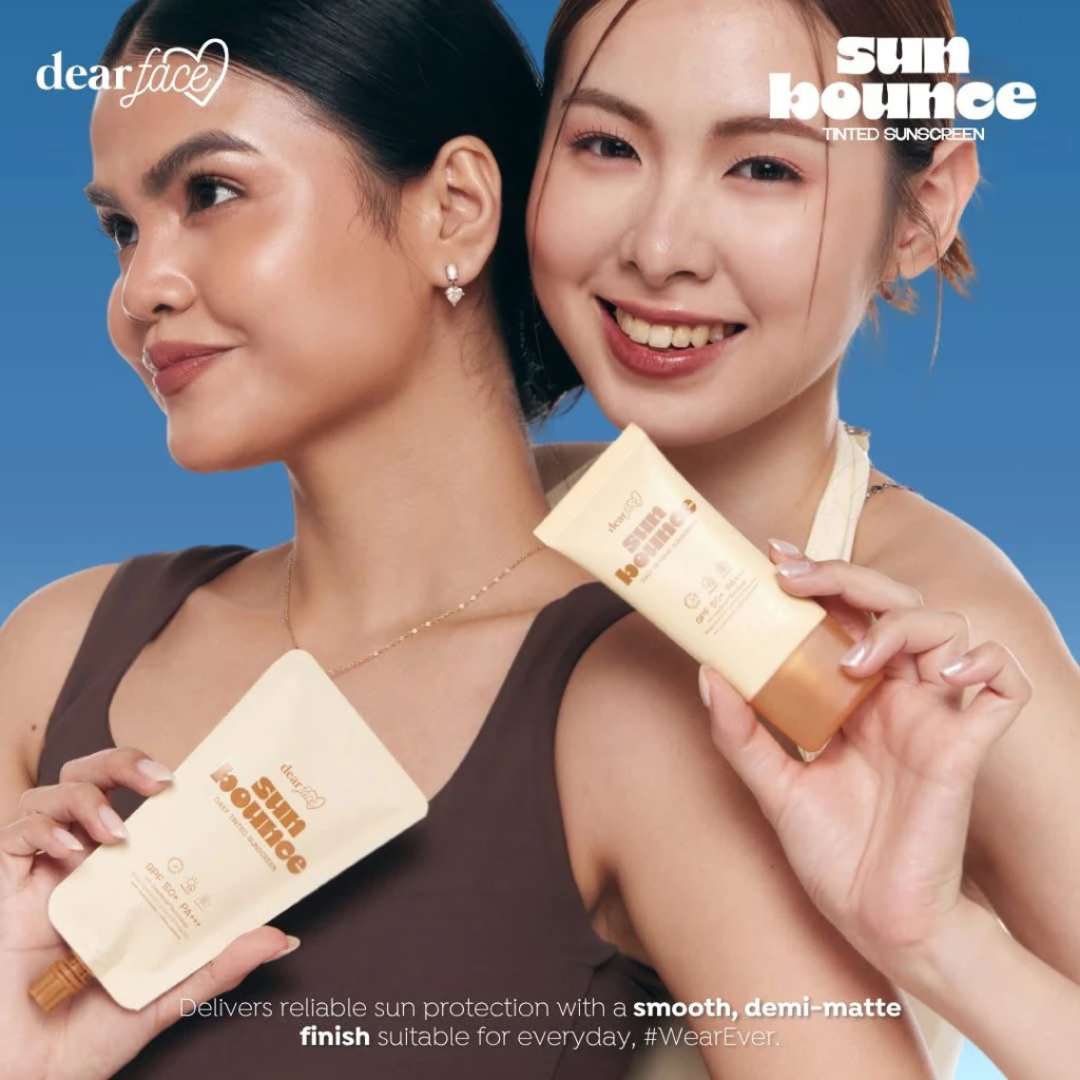 DEAR FACE Sun Bounce Daily Tinted Sunscreen (SPF50+ PA+++) 50ml