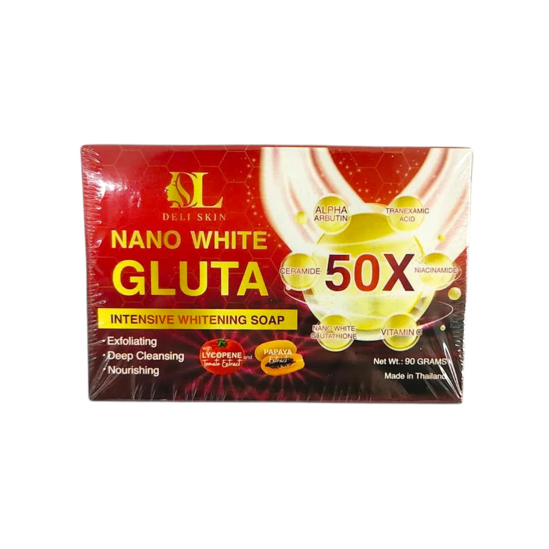 DELI SKIN Nano White Gluta Intensive Whitening Soap 90g