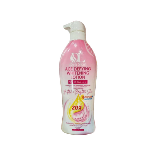 DELI SKIN Age Defying Whitening Lotion SPF50 PA++++ (Collagen) 500ml
