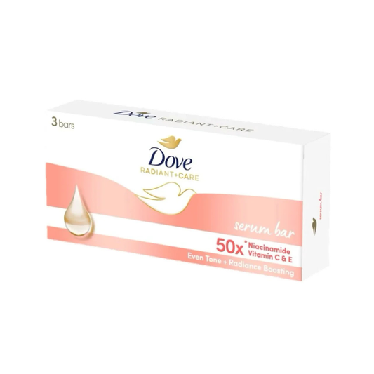 DOVE Radiant + Care Serum Bar Soap (Niacinamide + Vit C&E) 3x90g