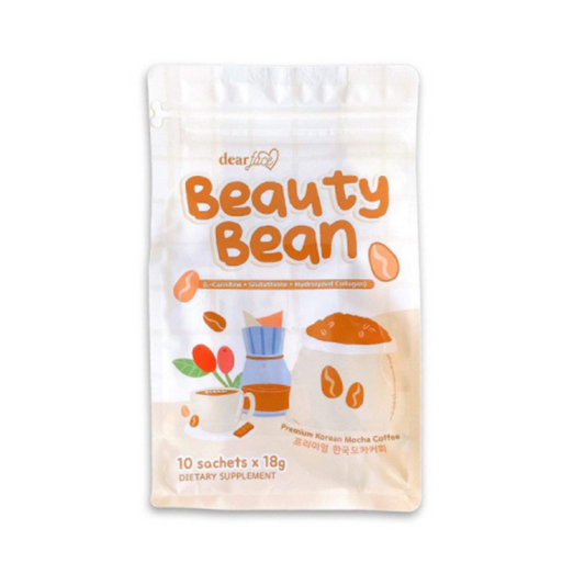 Dear Face Beauty Bean (Premium Korean Mocha Coffee) Glutathione & Collagen Drink