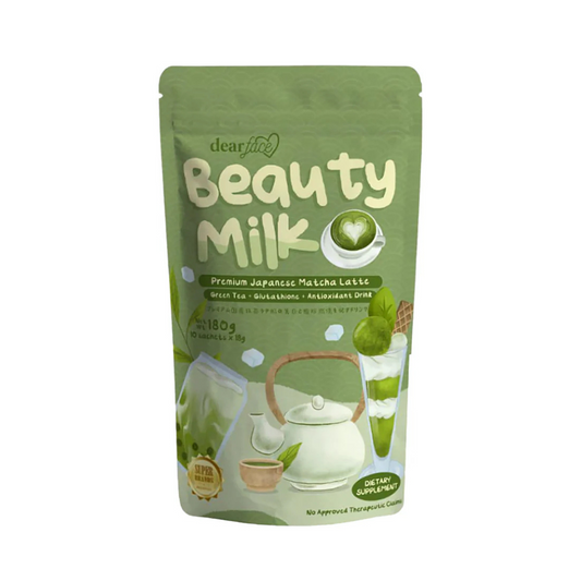 Dear Face Beauty Bean (Premium Japanese Matcha Latte) Glutathione + Antioxidant Drink