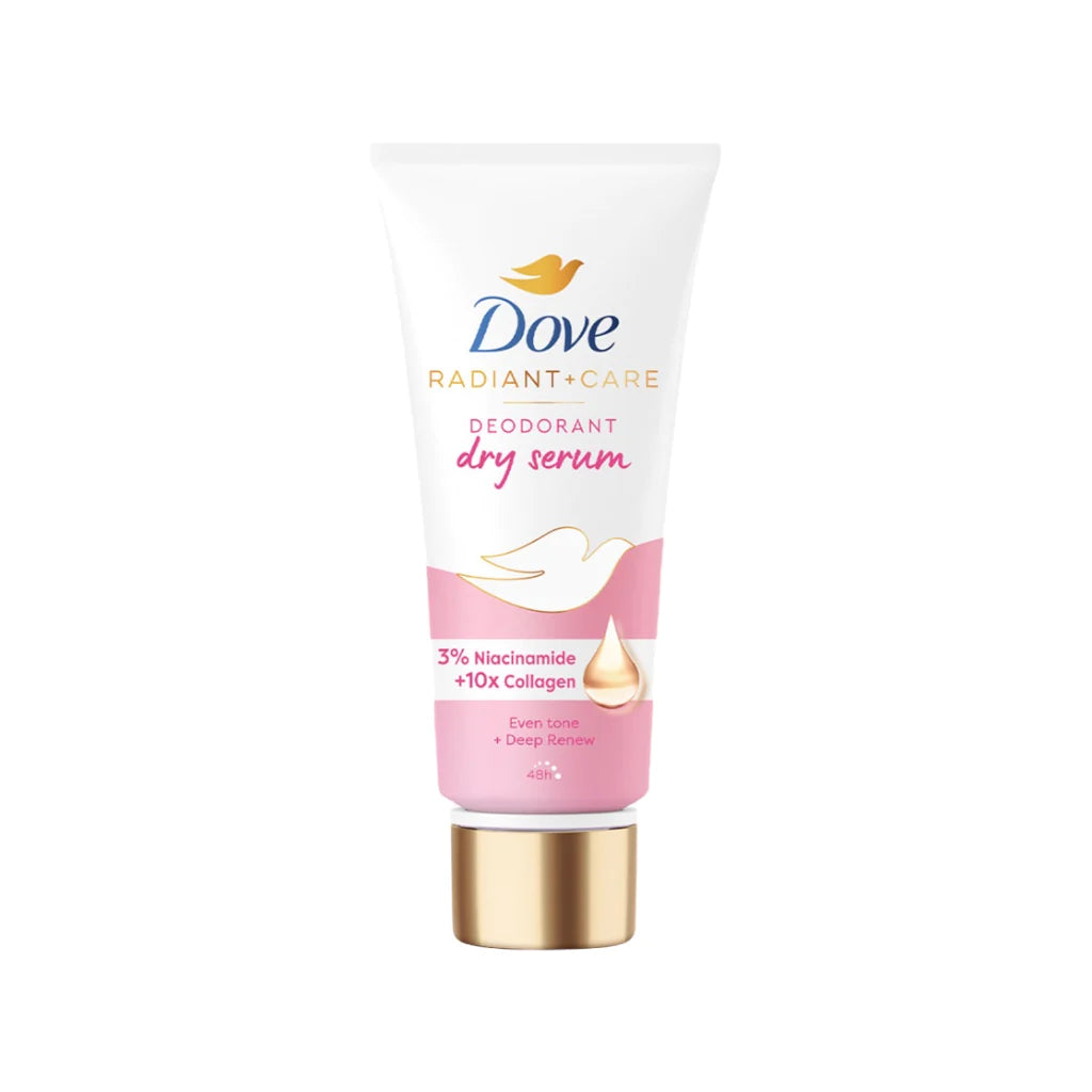 Dove Radiant + Care Deodorant Dry Serum (3% Niacinamide + 10x Collagen) 40mL