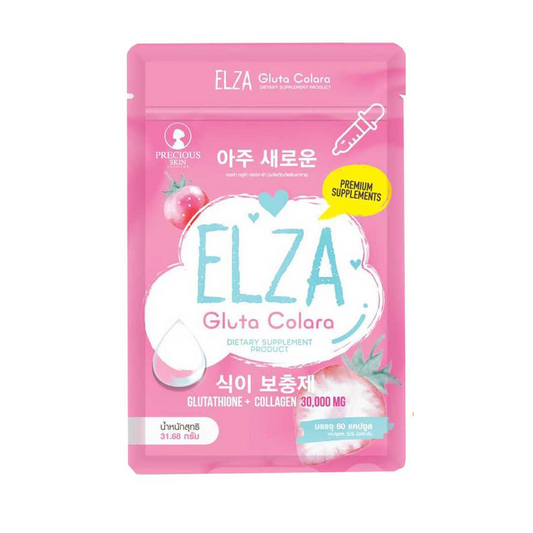 ELZA Gluta Colara (Glutathione + Collagen) by Precious Skin | 60 Capsules