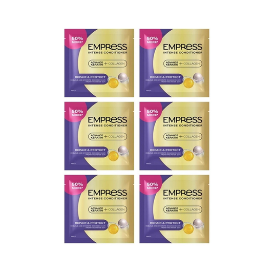 EMPRESS Intense Conditioner (Advance Keratin + Collagen, Prepair & Protect) - 6 Sachets