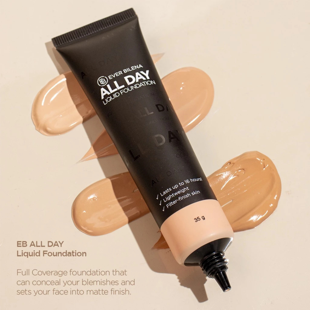 EVER BILENA All Day Matte Liquid Foundation (SPF11) 35g