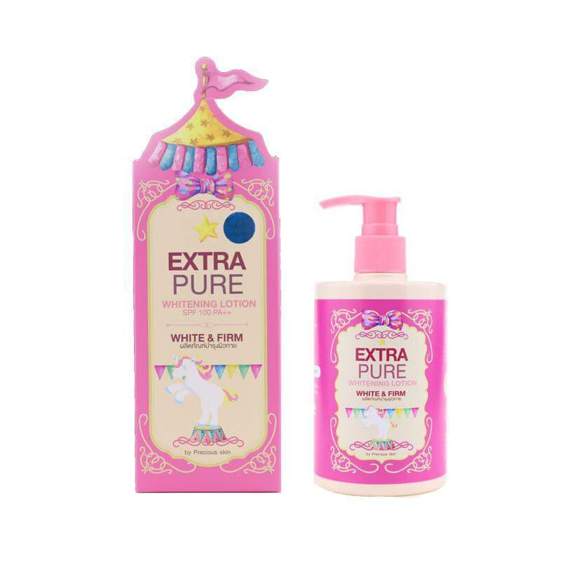 Extra Pure White Lotion (UVA & UVB) White & Firm by Precious Skin 300ml