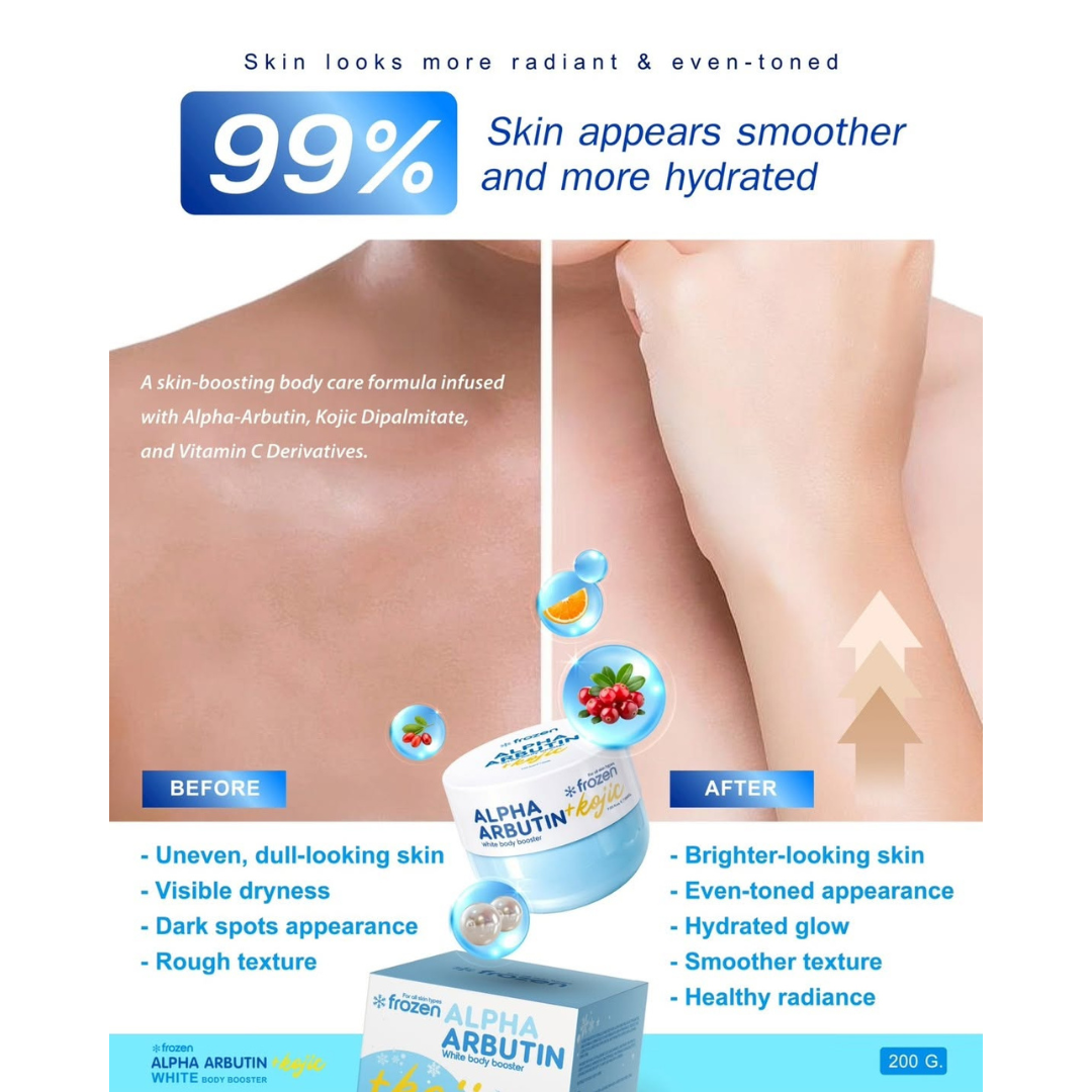FROZEN  White Body Booster (Alpha Arbutin + Kojic) 200g