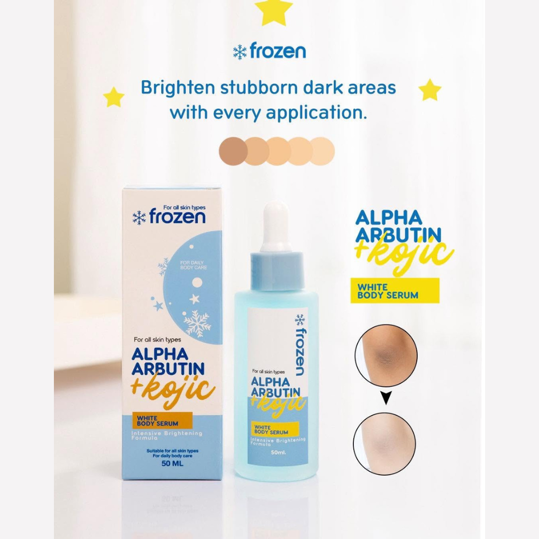 FROZEN White Body Serum (Alpha Arbutin + Kojic) 50ml