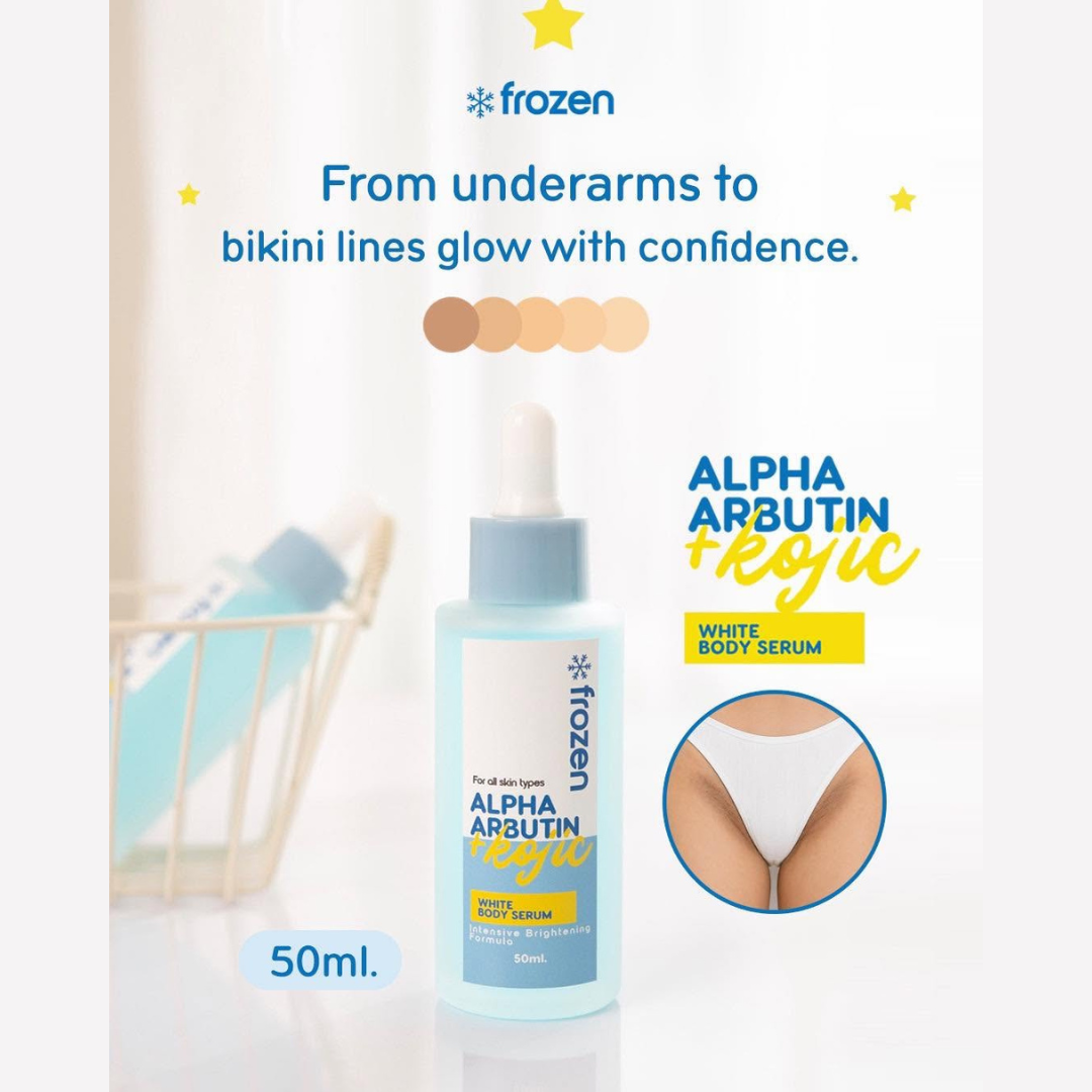 FROZEN White Body Serum (Alpha Arbutin + Kojic) 50ml