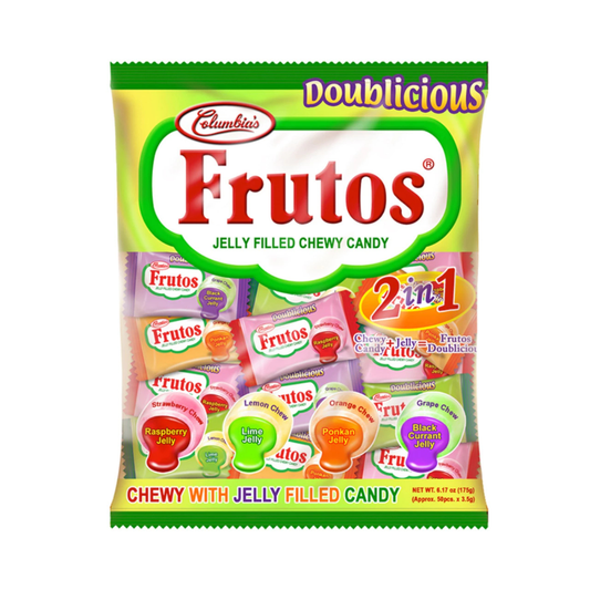 FRUTOS Doublicious Jelly-Filled Chewy Candy - 1 Pack