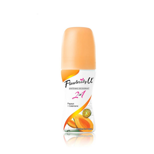 Flawlessly U Whitening Deodorant 2in1 (Papaya + Calamansi) 40mL