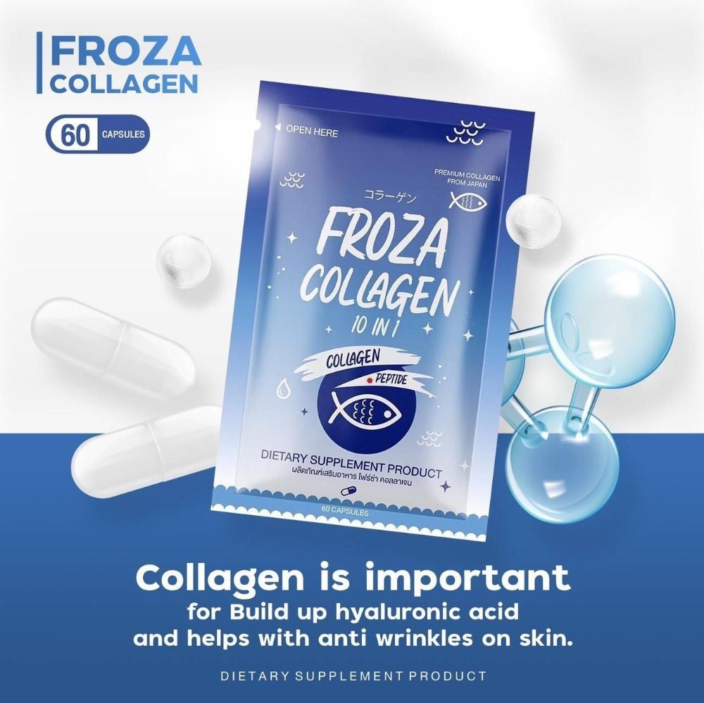 Froza Collagen 10-in-1 w L-Glutathione 60 Capsules