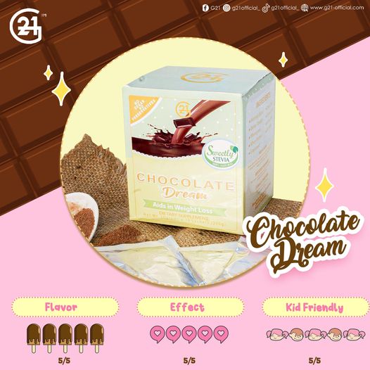 G21 Chocolate Dream (Weight Loss) 200g - 10 Sachet Box