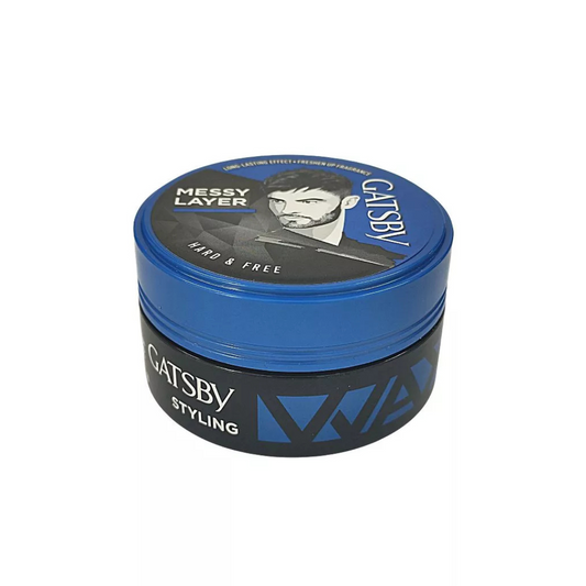 GATSBY Styling Wax (Messy Layer Hard & Free) 75g