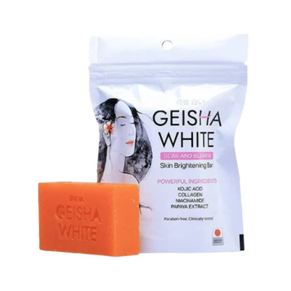 GEISHA WHITE Scar And Blemish Skin Brightening Bar (Classic)