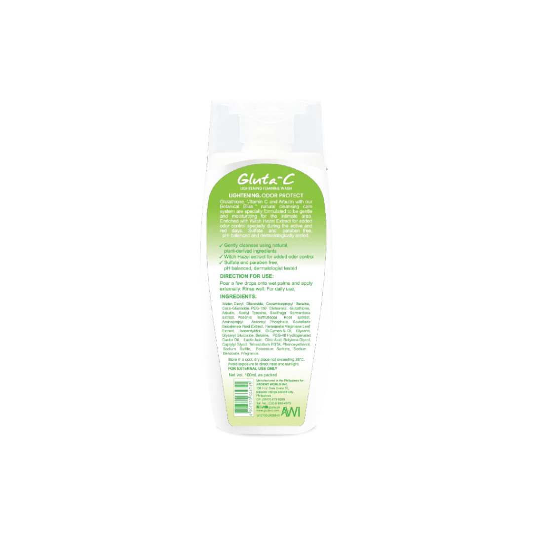 GLUTA-C Lightening Feminine Wash (Odor Protect) 100ml