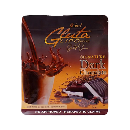 GLUTA LIPO Gold Series Signature (Dark Chocolate) - 10 Sachets