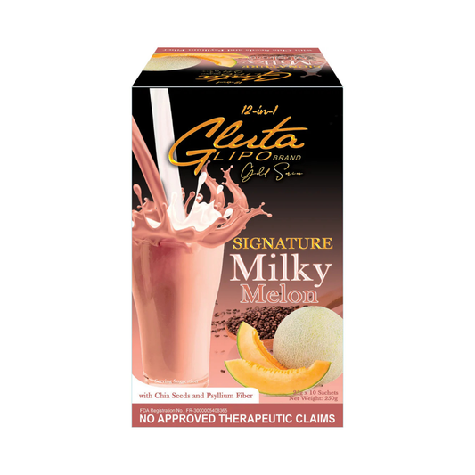 GLUTA LIPO Gold Series Signature (Milky Melon) - 10 Sachets