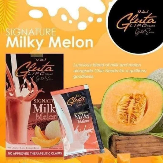 GLUTA LIPO Gold Series Signature (Milky Melon) - 10 Sachets