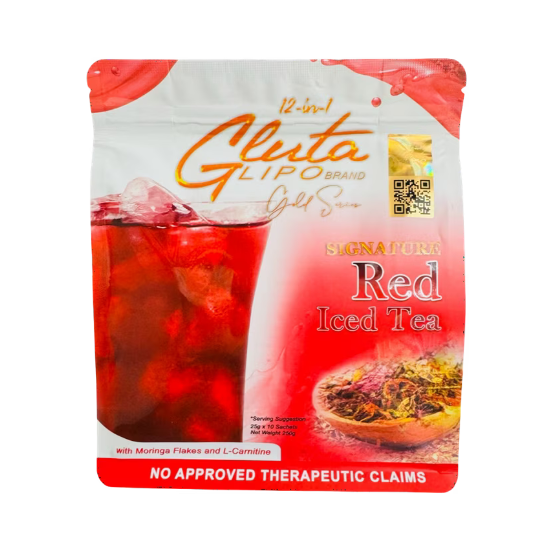 GLUTA LIPO Gold Series Signature (Red Iced Tea) - 10 Sachets