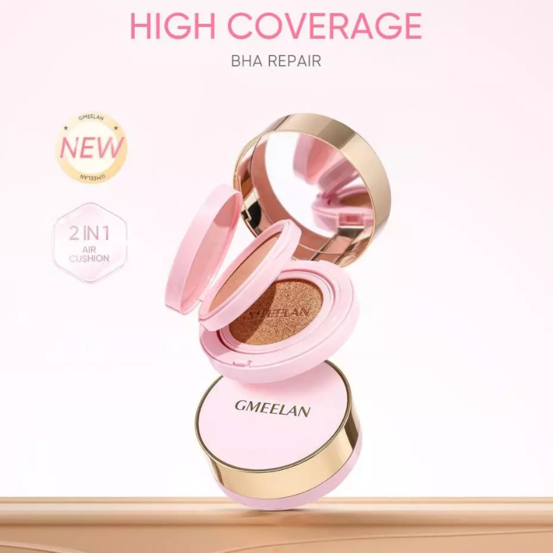 GMEELAN Black Truffle Cushion and Powder Foundation (BHA Repair High Cover) | Choose Shade