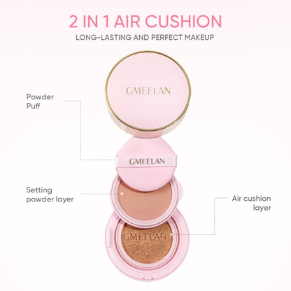 GMEELAN Black Truffle Cushion and Powder Foundation (BHA Repair High Cover)