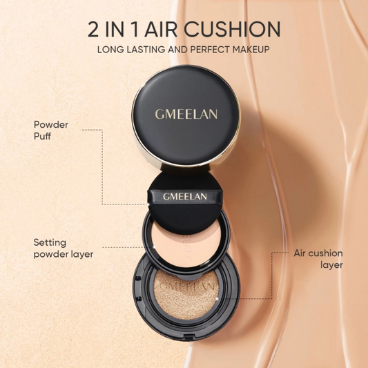 GMEELAN Black Truffle (Zinc PCA Anti-Oxidant) Air Cushion - Net Wt. 7g + 10g