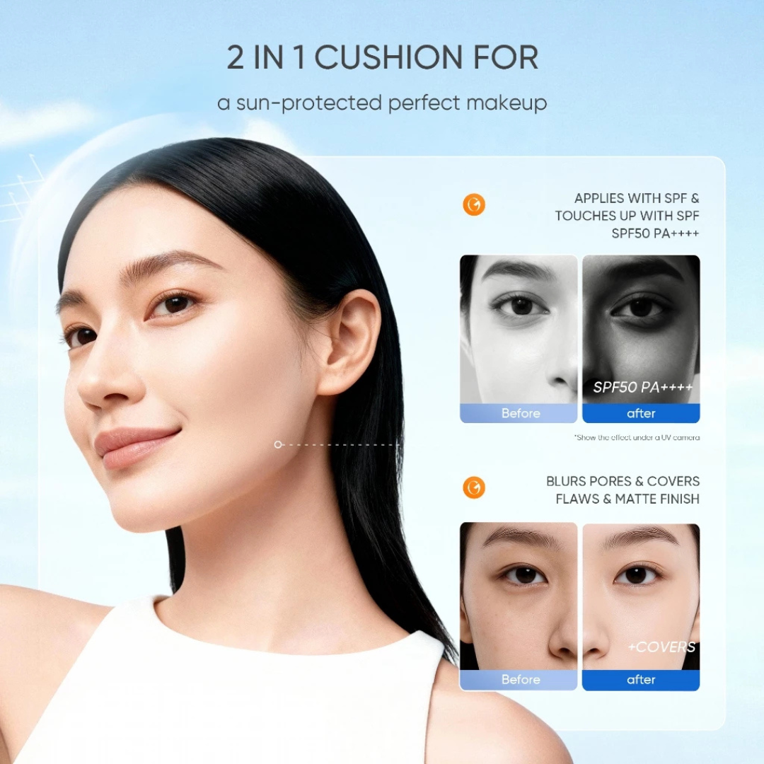 GMEELAN Glabridin Sun Cushion (SPF50 PA++++)