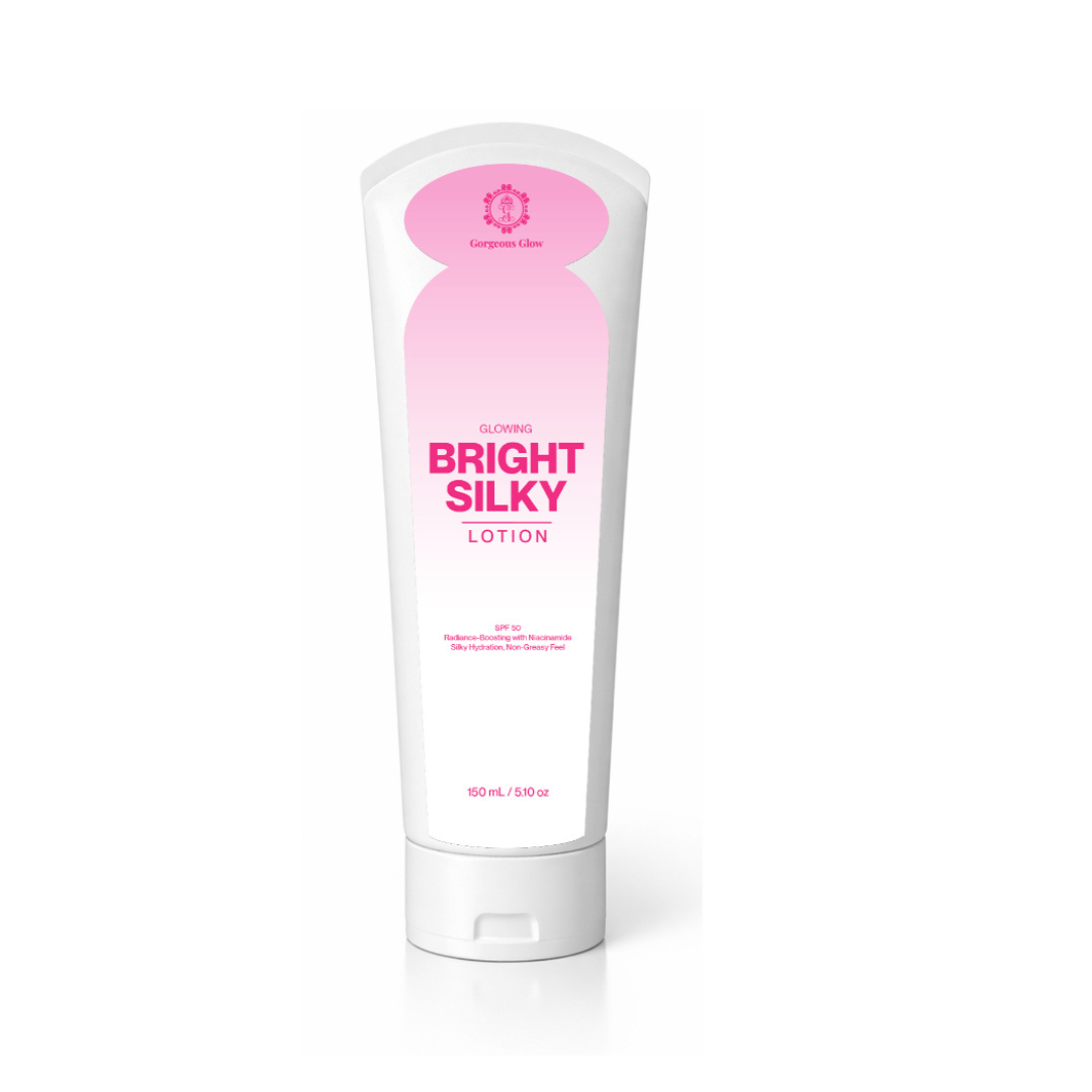 GORGEOUS GLOW Glowing Lotion (Bright Silky, SPF50) 150ml
