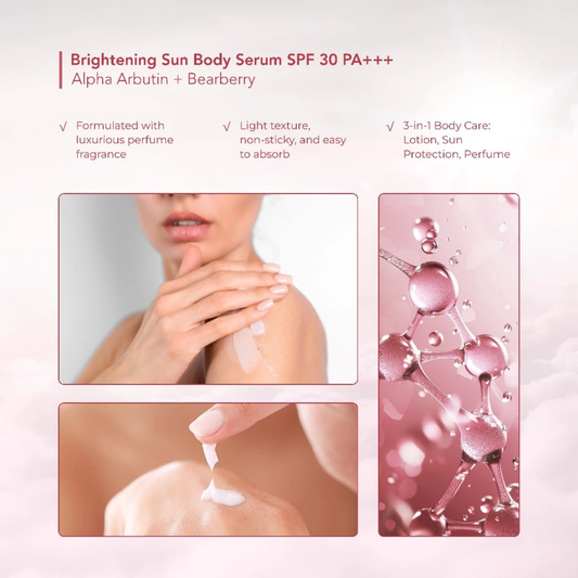 GRACE AND GLOW Brightening Sun Body Serum (SPF30 PA+++) 100ml