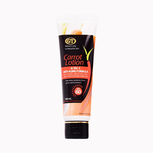 GT Cosmetics Carrot Lotion 4-in-1 Anti-Aging Formula SPF60 100mL