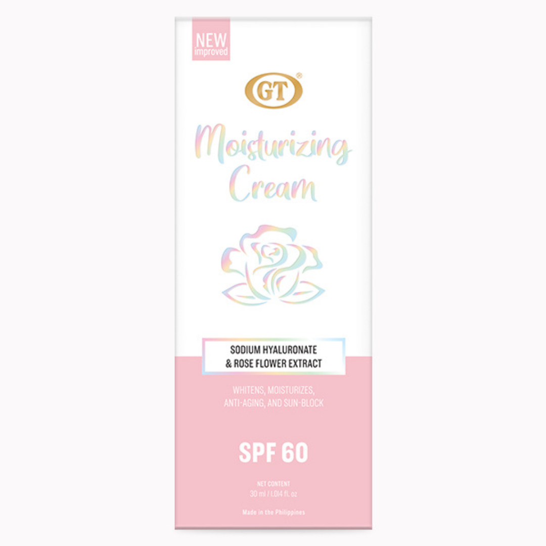 GT Cosmetics Moisturizing Cream SPF60 with Rose Flower Extract 30mL