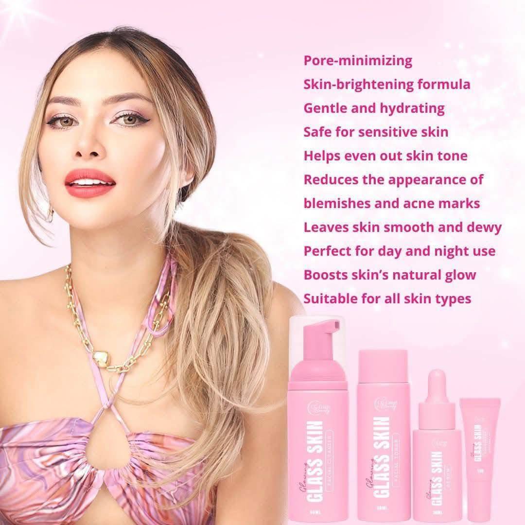 Glowing Glass Skin Set by CC GLAM & BEAUTY