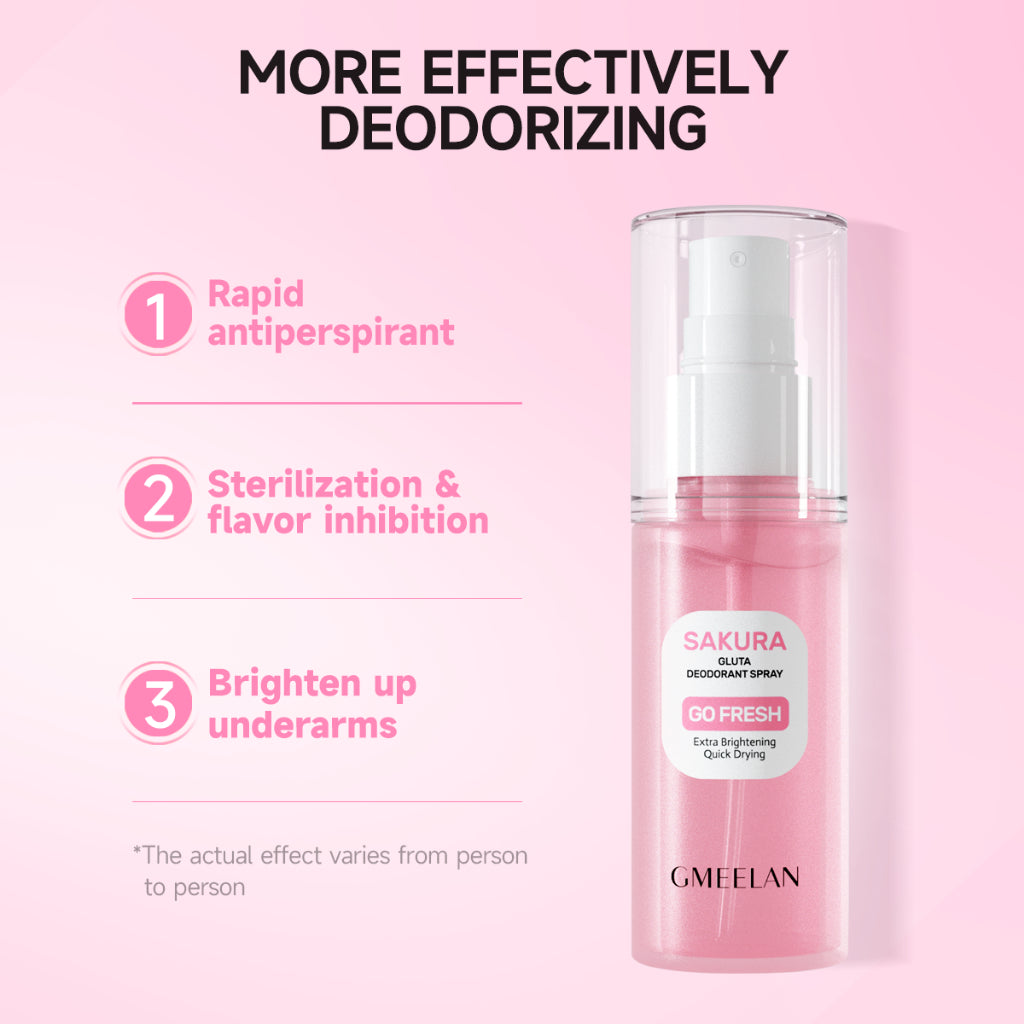 Gmeelan Sakura Gluta Deodorant Spray (Extra Bright) 50ml