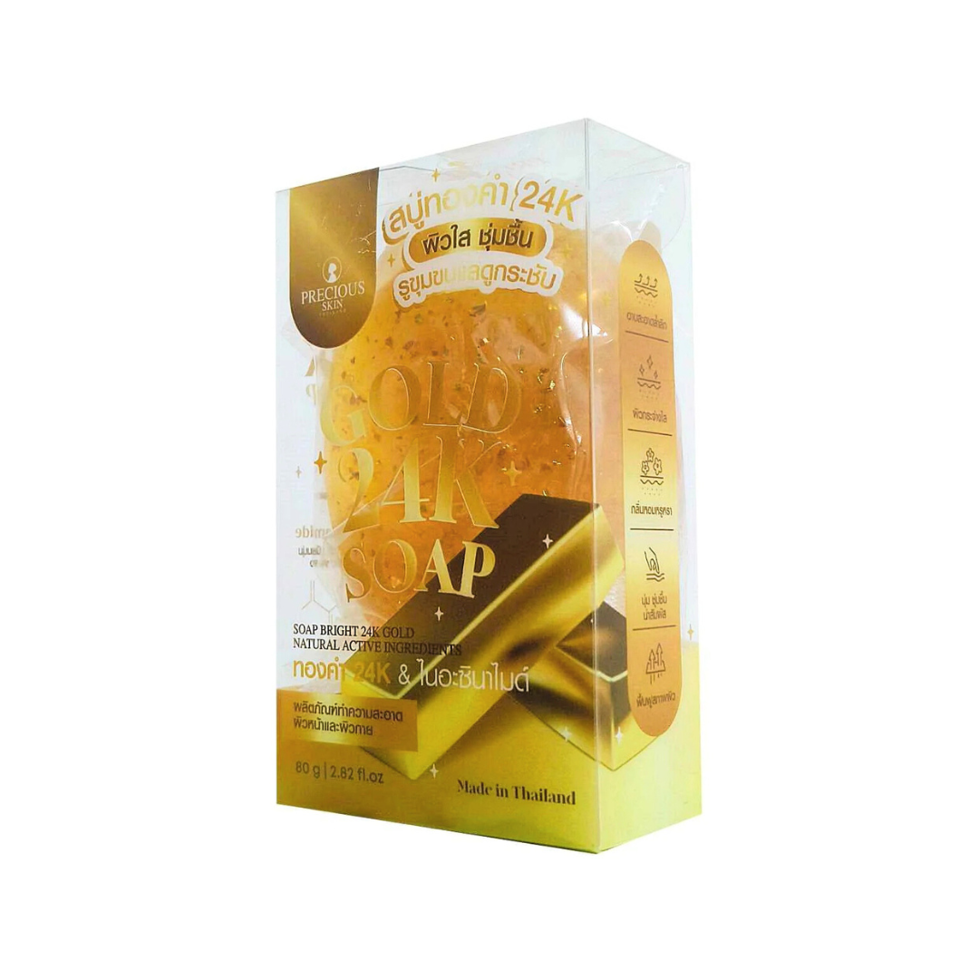 Gold 24k Soap by Precious Skin Thailand 80g