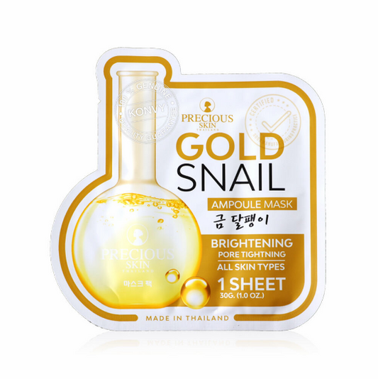 Gold Snail Ampoule Sheet Mask by Precious Skin