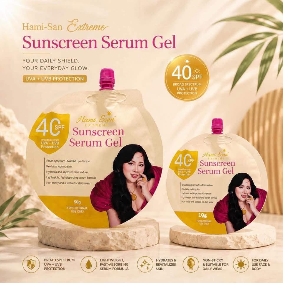 HAMI-SAN Sunscreen Serum Gel (SPF40) 50g by JOLINA