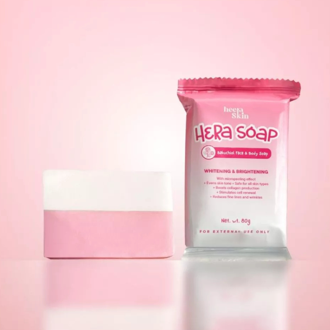 HEERA SKIN Hera Whitening & Brightening Soap (Bakuchiol) 80g