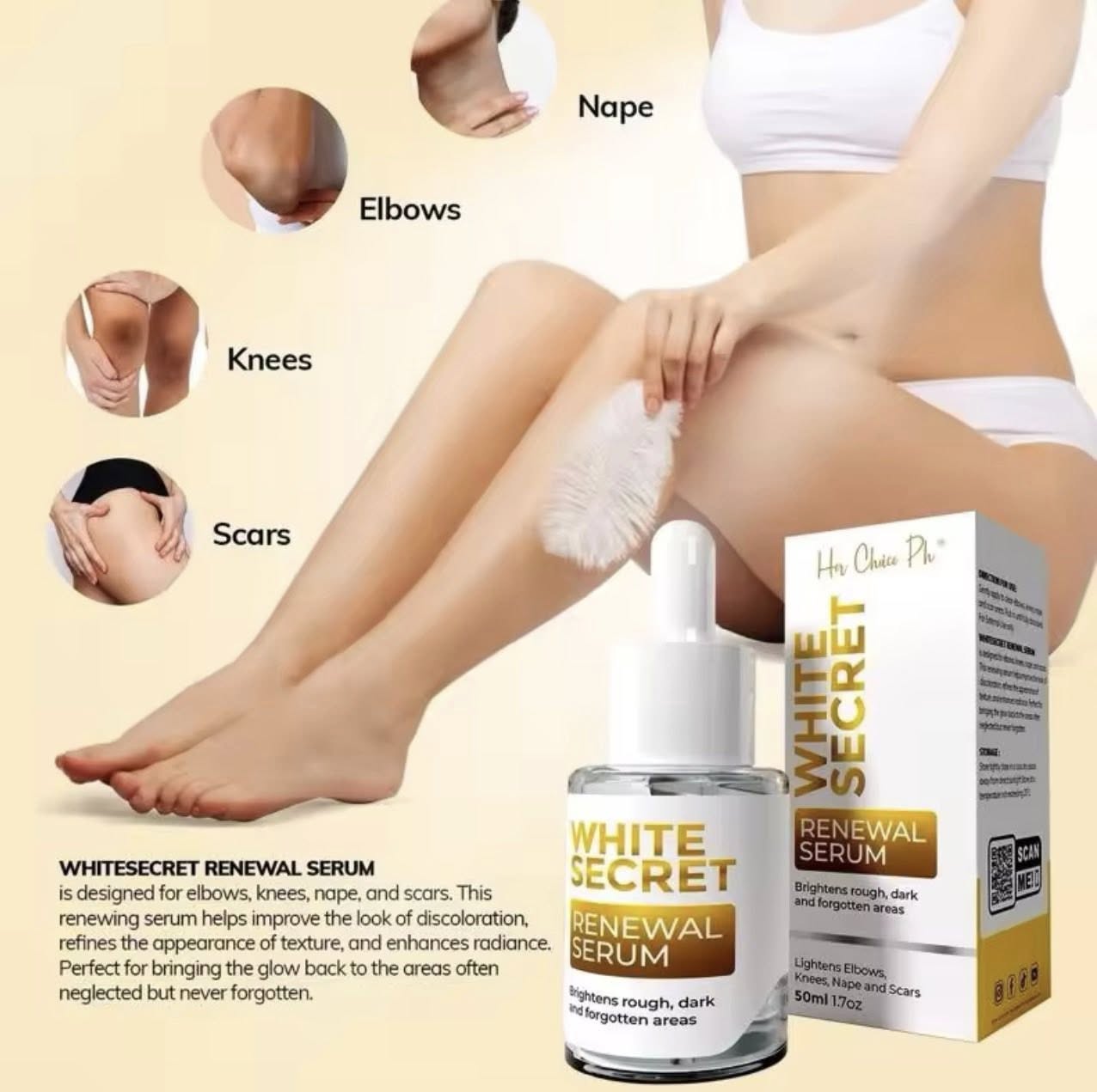 HER CHOICE PH White Secret Serum (Renewal) 50ml