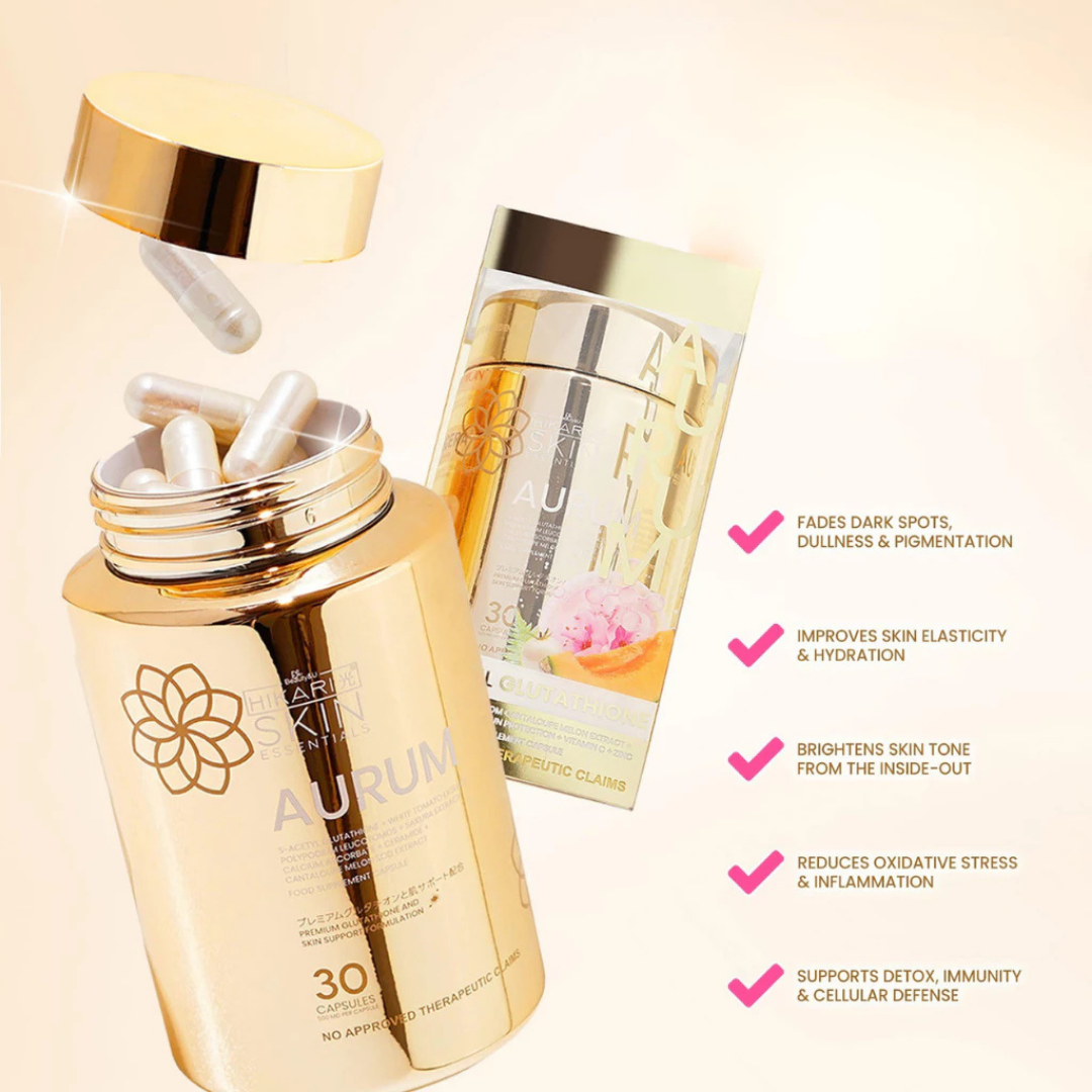 HIKARI S-Acetyl Glutathione (AURUM) - 30 Capsules