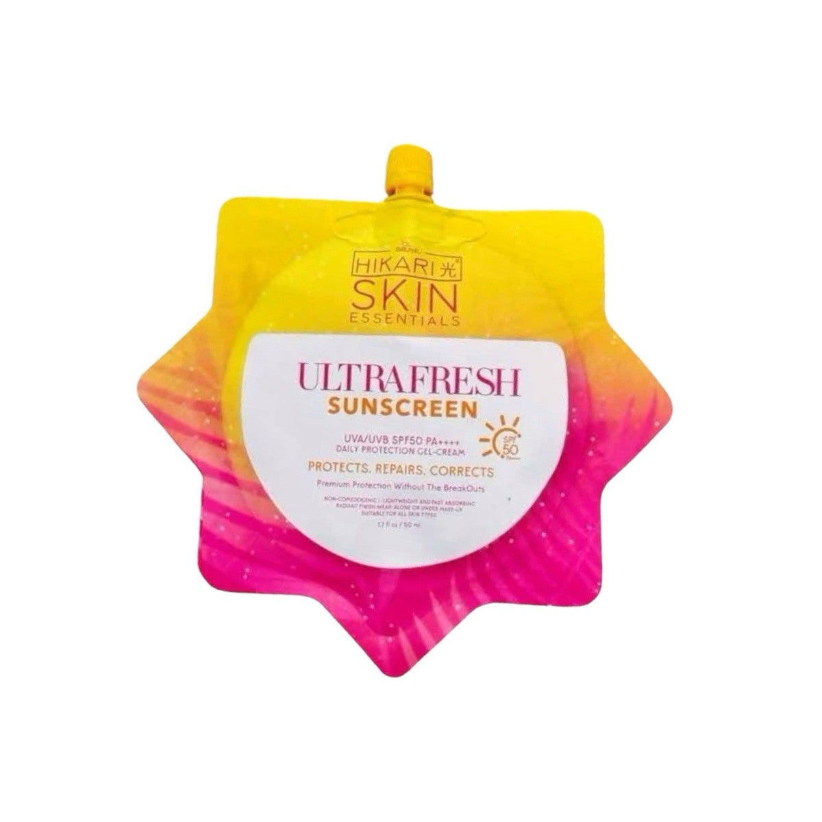 HIKARI SKIN ESSENTIALS ULTRA FRESH Sunscreen UVAUVB SPF50 PA++++ 50ml
