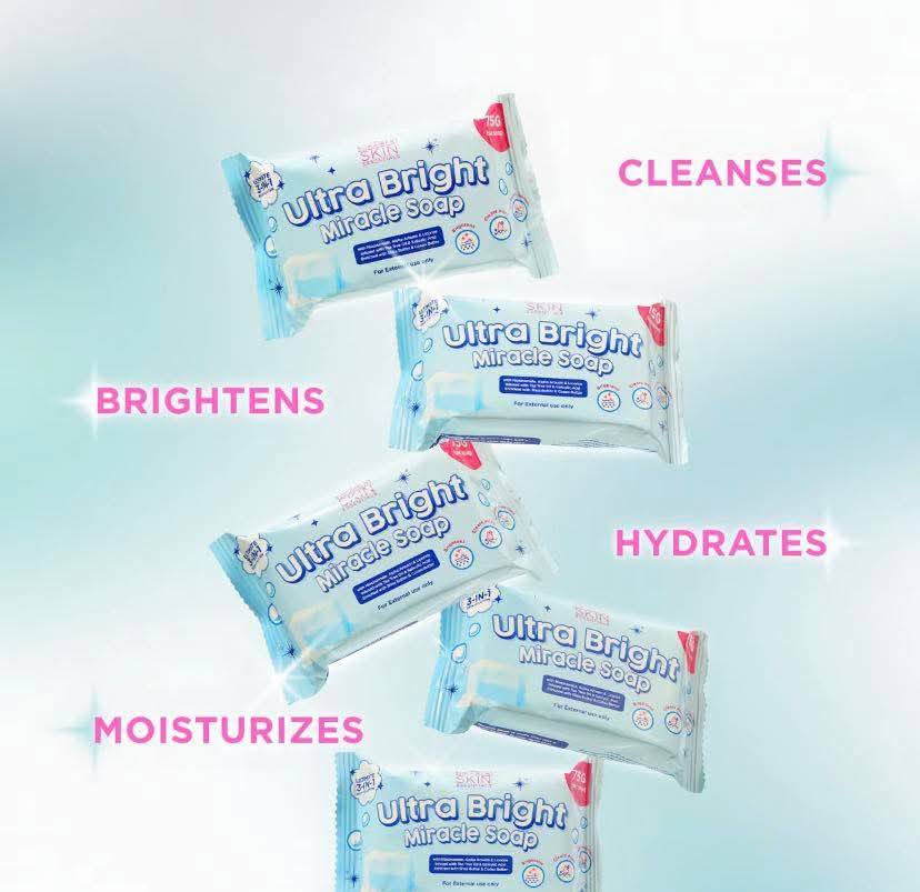 HIKARI SKIN Ultra Bright Miracle Soap 5x75g