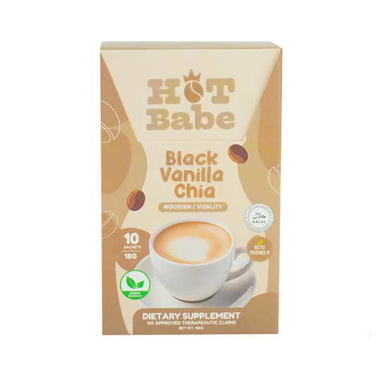 HOT BABE Black Vanilla Chia by KIRAY CELIS