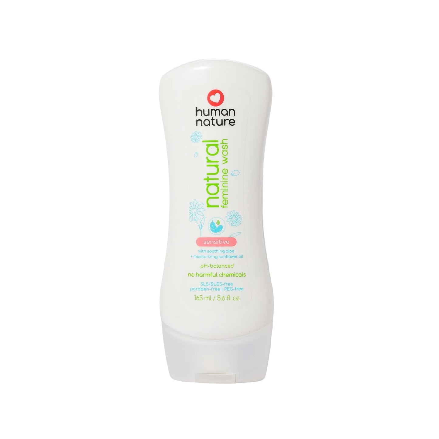 HUMAN NATURE Natural Feminine Wash (Sensitive) 165ml