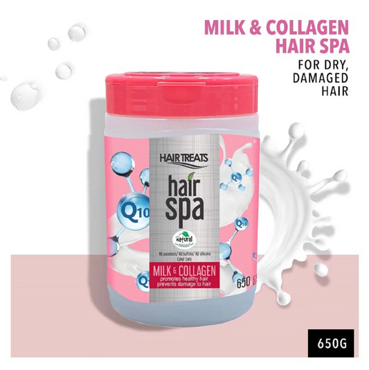 Hair Treats Hair Spa (Milk & Collagen) 650g