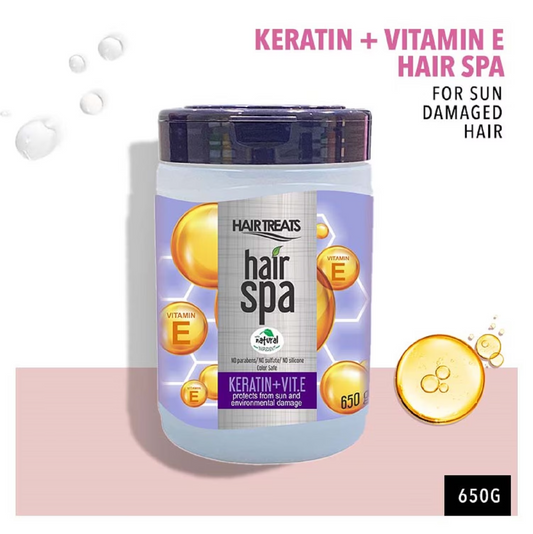 Hair Treats Hair Spa (Keratin + Vitamin E) 650g