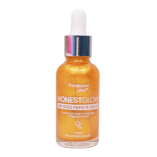 Honest Glow 24K Gold Papaya Serum 50g by Transformed Skin