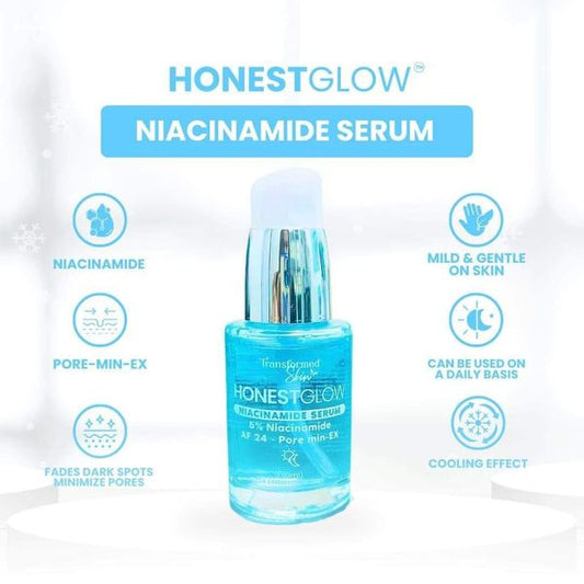 Honest Glow 5% Niacinamide Serum by Transformed Skin 30mL