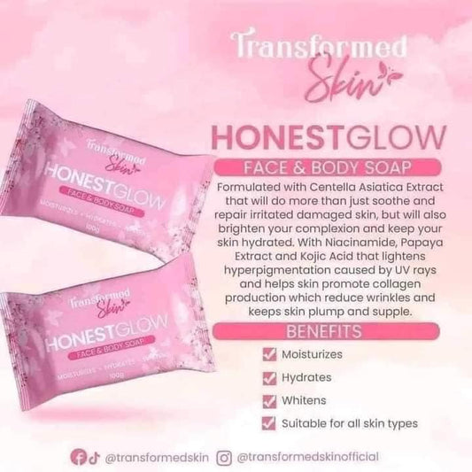 Honest Glow Face & Body Soap by Transformed Skin